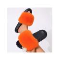 Fluff Solid Color Slippers