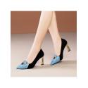 Colorblock Pointed Heels