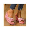 Colorblock Wedge Wedges & Platform
