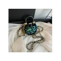Sequin Chain Heart Satchels
