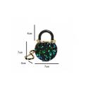 Sequin Chain Heart Satchels