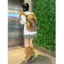 Fluff Patchwork Plush Casual Backpacks