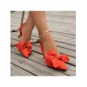 Bow Pointed Heels