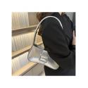 Solid Color Leisure Shoulder Bags