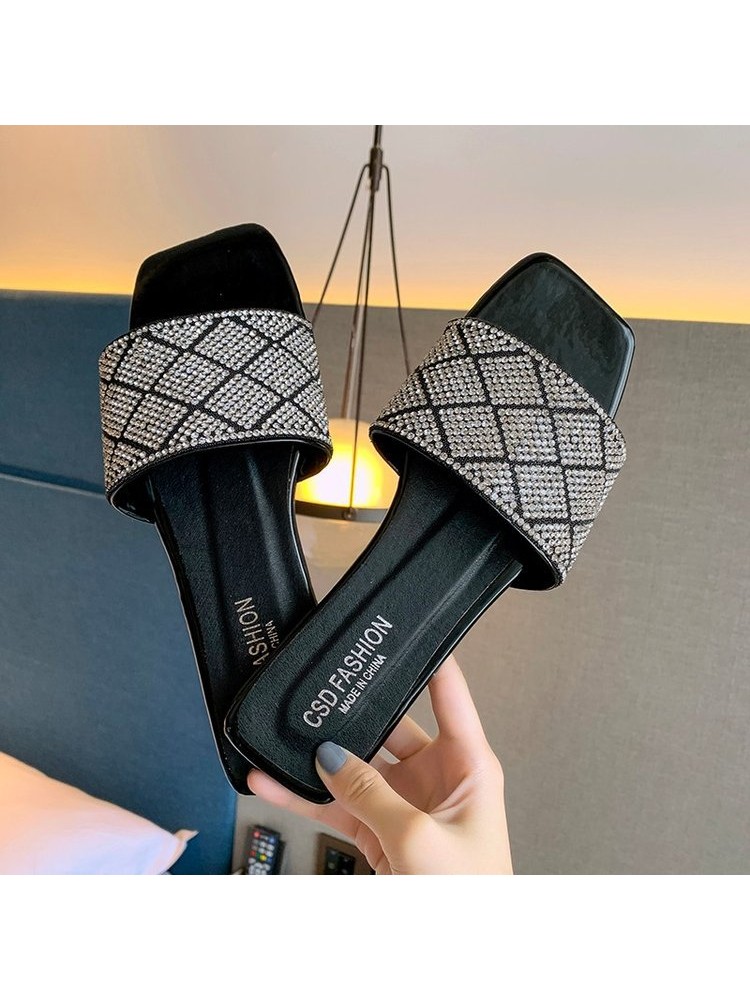 Solid Color Casual Slippers